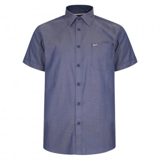 Kam Jeans 6203 Smart/Casual Shirt Indigo - Camisas - Camisas 2XL-10XL