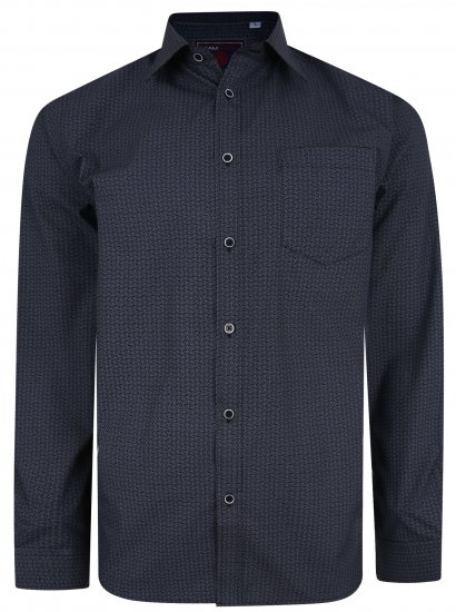 Kam Jeans 6209 LS Smart Pattern Print Shirt - Camisas - Camisas 2XL-10XL