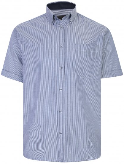 Kam Jeans 6224 Short sleeve Shirt Navy - Camisas - Camisas 2XL-10XL