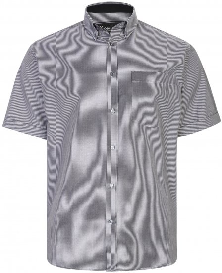 Kam Jeans 6224 Short sleeve Shirt Charcoal - Camisas - Camisas 2XL-10XL