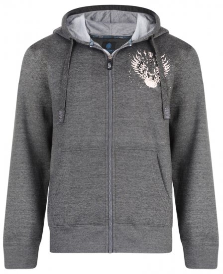 Kam Jeans 7003 Hoodie Charcoal - Sudaderas - Sudaderas 2XL-12XL
