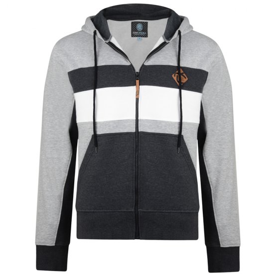 Kam Jeans 701 Cut and Sew Hoodie Grey - Sudaderas - Sudaderas 2XL-12XL