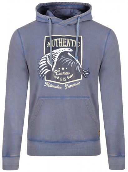 Kam Jeans 7010 Hoodie Insignia Blue - Sudaderas - Sudaderas 2XL-12XL