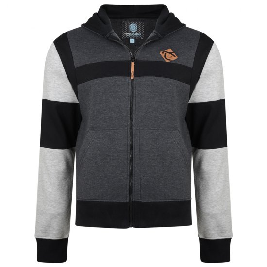 Kam Jeans 702 Cut and Sew Hoodie Charcoal - Sudaderas - Sudaderas 2XL-12XL