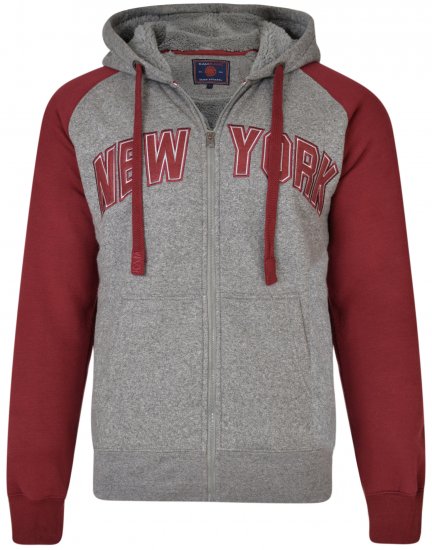 Kam Jeans 7026 New York Hoodie Cordovan - Sudaderas - Sudaderas 2XL-12XL
