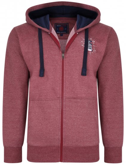 Kam Jeans 7029 Hoodie Cordovan - Sudaderas - Sudaderas 2XL-12XL