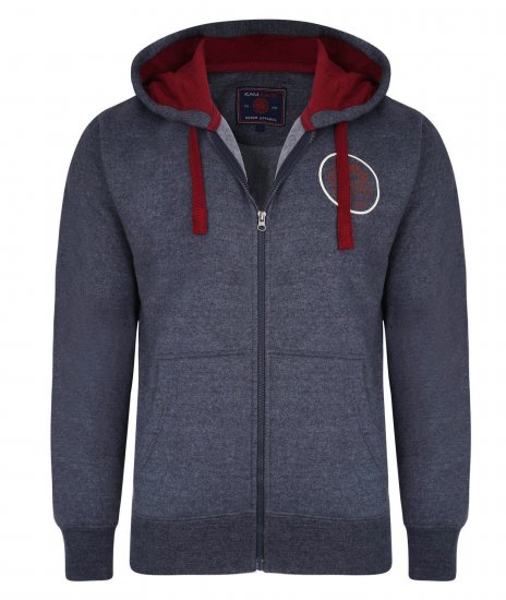 Kam Jeans 7030 Hoody Indigo - Sudaderas - Sudaderas 2XL-12XL