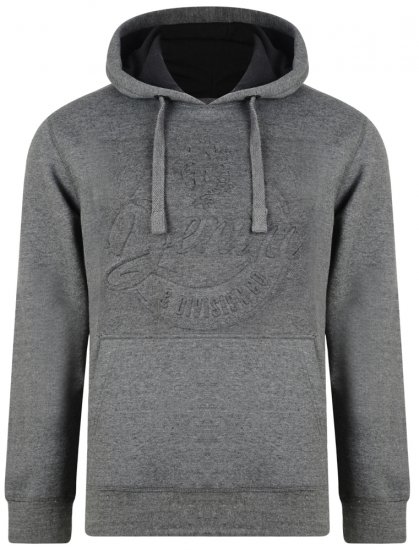 Kam Jeans 708 Embossed Hoodie Charcoal - Sudaderas - Sudaderas 2XL-12XL