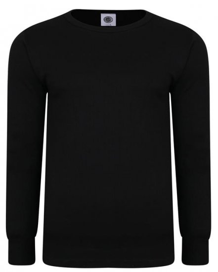 Kam Jeans 832 LS Thermal T-Shirt Black - Ropa interior - Ropa interior 2XL-8XL