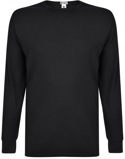 Kam Jeans 835 Long Sleeve Thermal T-shirt Black - Ropa interior - Ropa interior 2XL-8XL