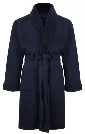 Kam Jeans 878 Sherpa Lined Dressing Robe - Ropa interior - Ropa interior 2XL-8XL