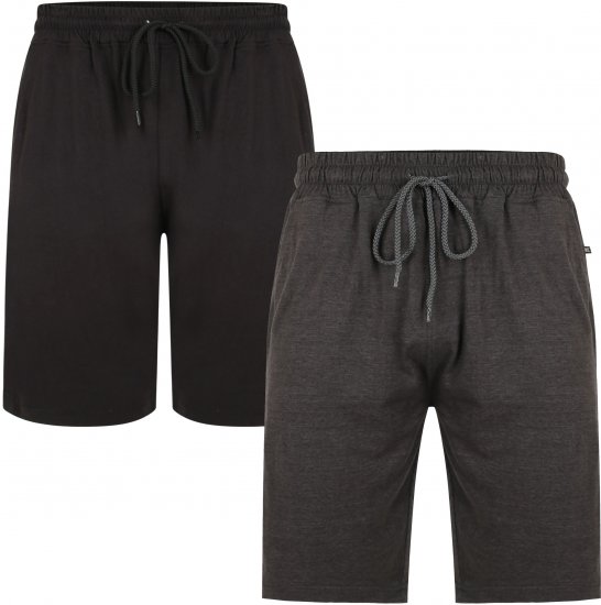 Kam Jeans 885 Jersey Shorts Twin Pack - Pantalones y cortos de chándal - Pantalones y Pantalones cortos de chándal - 2XL-12XL