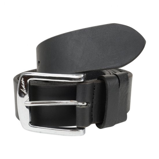 Kam 922 Jeans belt Genuine leather Black, 4cm - Cinturones - Cinturones W40-W70/2XL-8XL