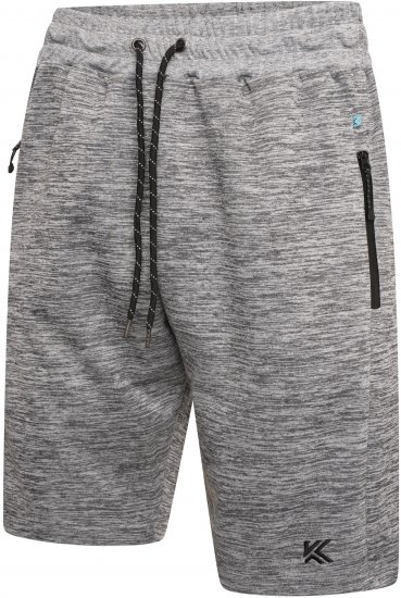 Kam Jeans AP005 Active Performance Marl Shorts Grey - Pantalones y cortos de chándal - Pantalones y Pantalones cortos de chándal - 2XL-12XL