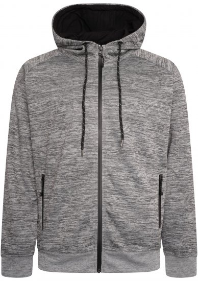 Kam Jeans KBS AP008 Active Performance Hoody Grey - Sudaderas - Sudaderas 2XL-12XL