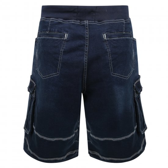 Kam Jeans Dito Denim Shorts Mid Used Blue - Pantalones cortos - Pantalones cortos W40-W60
