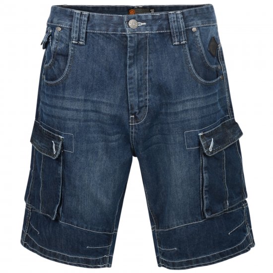 Kam Jeans Francis Dark Used - Pantalones cortos - Pantalones cortos W40-W60