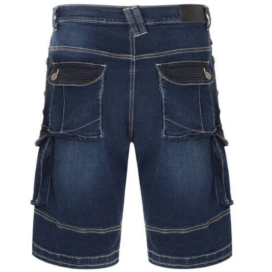 Kam Jeans Ivan Cargo Shorts Dark Used - Pantalones cortos - Pantalones cortos W40-W60