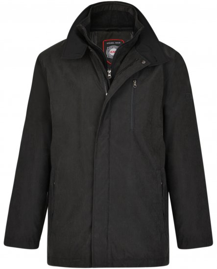 Kam Jeans KV111 Smart Casual Jacket Black - Chaquetas - Chaquetas Tallas Grandes 2XL-8XL