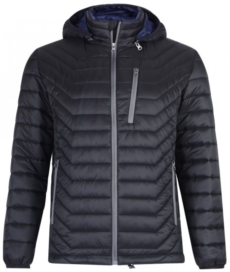 Kam Jeans KV90 Jacket Black - Chaquetas - Chaquetas Tallas Grandes 2XL-8XL