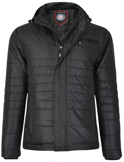 Kam Jeans KV94 Jacket Black - Chaquetas - Chaquetas Tallas Grandes 2XL-8XL