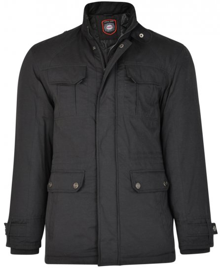 Kam Jeans KV95 Jacket Black - Chaquetas - Chaquetas Tallas Grandes 2XL-8XL
