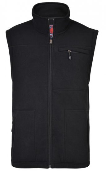 Kam Jeans KV99 Fleece Vest Black - Ropa deportiva - Ropa Deportiva 2XL-10XL