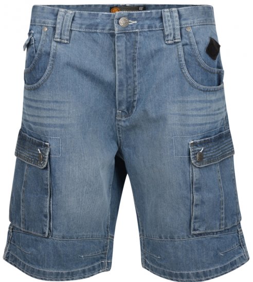 Kam Jeans Sebastian Denim Shorts - Pantalones cortos - Pantalones cortos W40-W60
