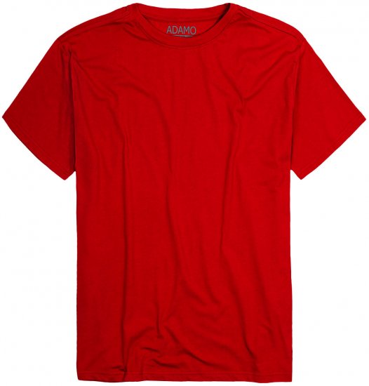 Adamo Kevin Regular fit T-shirt Red - Camisetas - Camisetas - 2XL-14XL