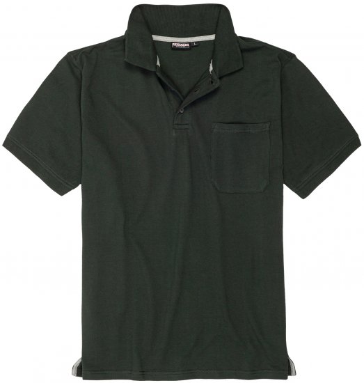 Adamo Klaas Regular fit Polo Shirt with Pocket Pine Green - Polos - Polos 2XL-8XL