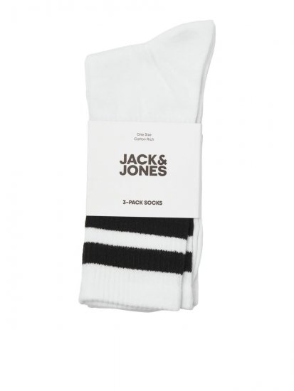 Jack & Jones Travis Calcetines de tenis Blanco pack de 3 - Ropa interior - Ropa interior 2XL-8XL