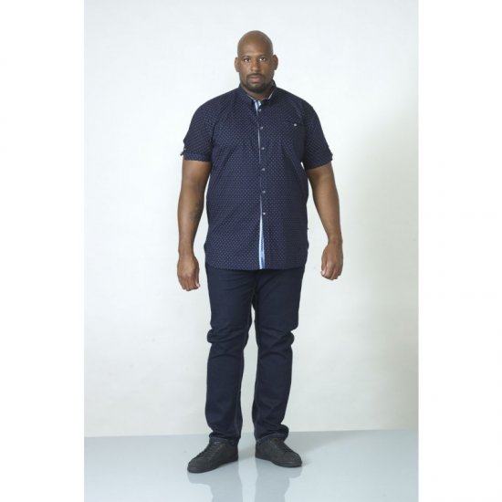 D555 Kurt Printed Short Sleeve Shirt - Camisas - Camisas 2XL-10XL