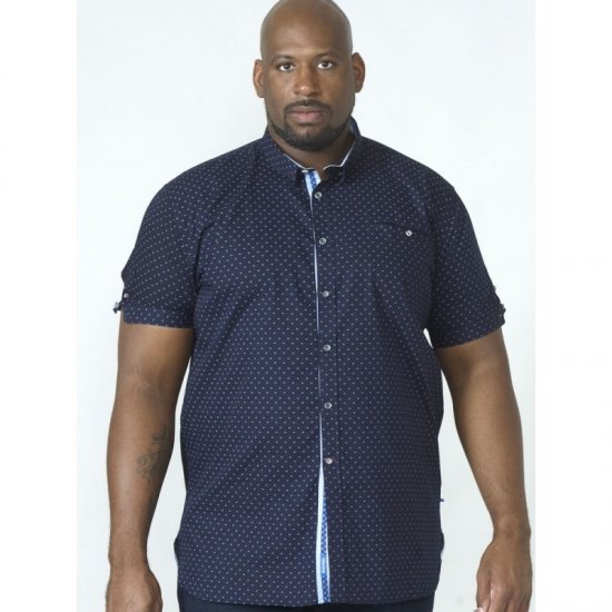 D555 Kurt Printed Short Sleeve Shirt - Camisas - Camisas 2XL-10XL