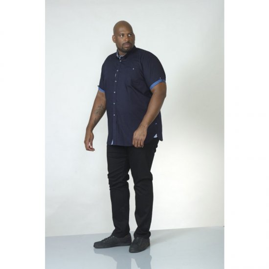 D555 Tim Short Sleeve Shirt Navy - Camisas - Camisas 2XL-10XL