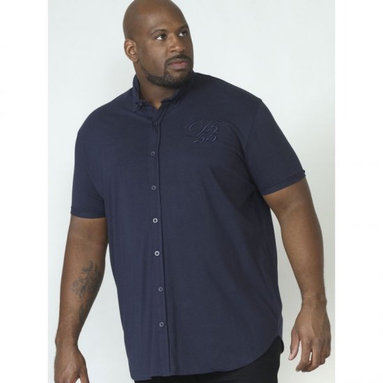 D555 Beaver Couture Jersey Shirt Navy - Camisas - Camisas 2XL-10XL