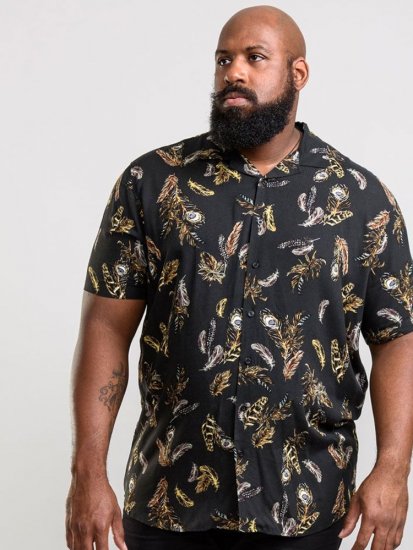 D555 Randal Shirt Black - Camisas - Camisas 2XL-10XL