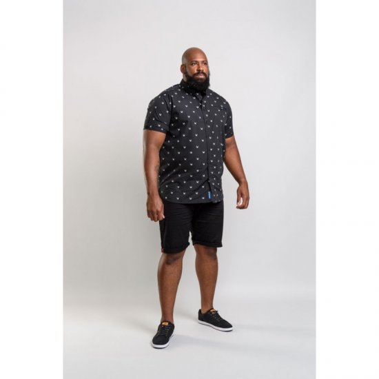 D555 Marley Shirt Black - Camisas - Camisas 2XL-10XL