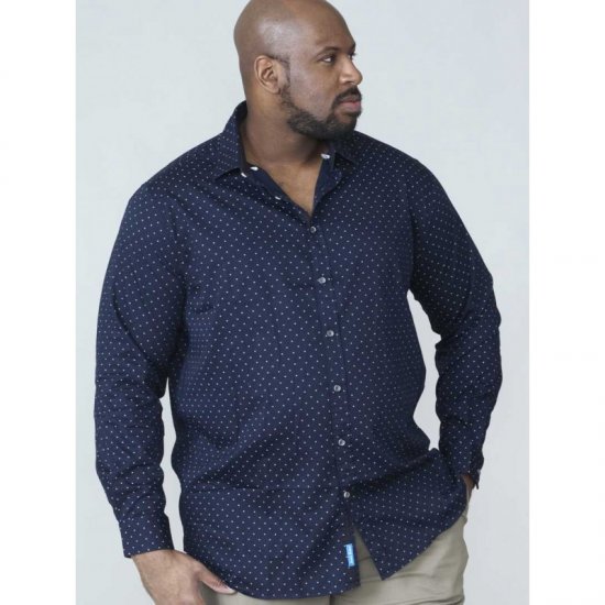 D555 Rashard Long Sleeve Printed Shirt - Camisas - Camisas 2XL-10XL