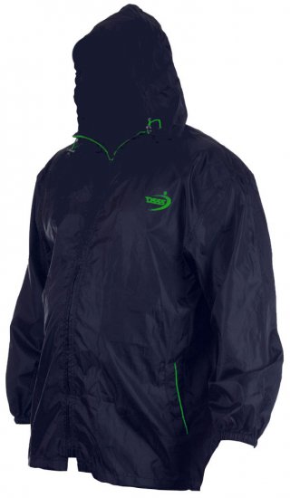 D555 Zac "Packaway" Rain Jacket Navy - Ropa deportiva - Ropa Deportiva 2XL-10XL