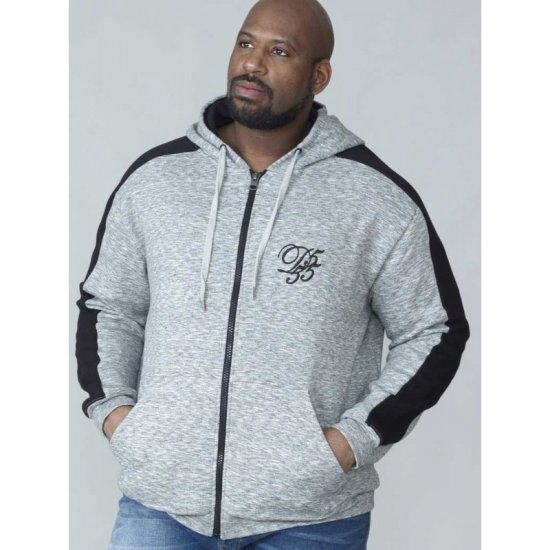 D555 Ronnie Full zip Hoodie - Sudaderas - Sudaderas 2XL-12XL