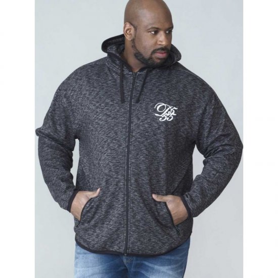 D555 Bennie Full zip Hoodie - Sudaderas - Sudaderas 2XL-12XL