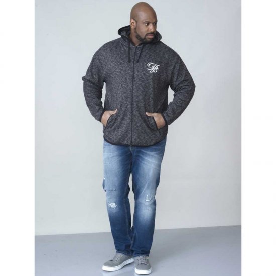 D555 Bennie Full zip Hoodie - Sudaderas - Sudaderas 2XL-12XL