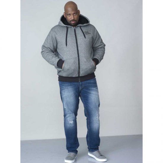 D555 William Sherpa Lined Hoodie - Sudaderas - Sudaderas 2XL-12XL