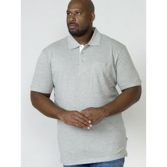 D555 Grant Polo Grey - Polos - Polos 2XL-8XL