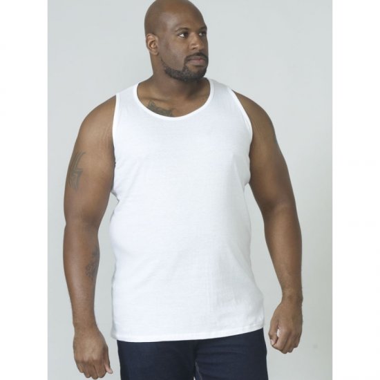 D555 Fabio Tanktop White - Camisetas - Camisetas - 2XL-14XL