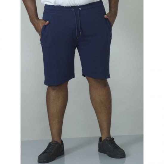D555 Jackie Ribbed Jersey Shorts Navy - Pantalones y cortos de chándal - Pantalones y Pantalones cortos de chándal - 2XL-12XL