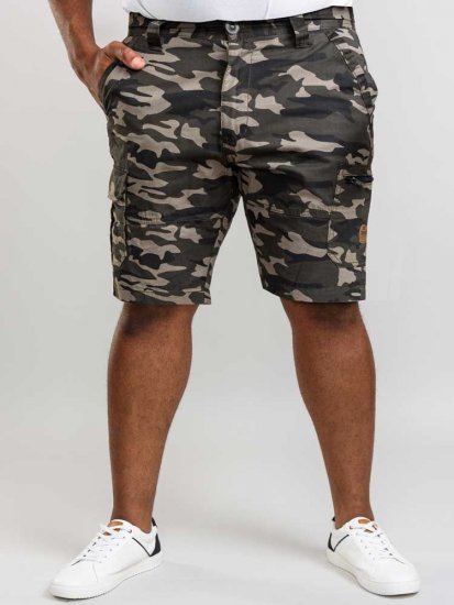 D555 Chadwick Shorts Green Camo - Pantalones cortos - Pantalones cortos W40-W60