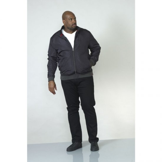 D555 Terron Bomber Jacket Black - Chaquetas - Chaquetas Tallas Grandes 2XL-8XL