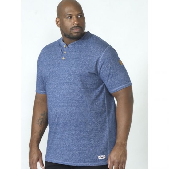 D555 Daniel Grandad T-shirt Denim - Camisetas - Camisetas - 2XL-14XL