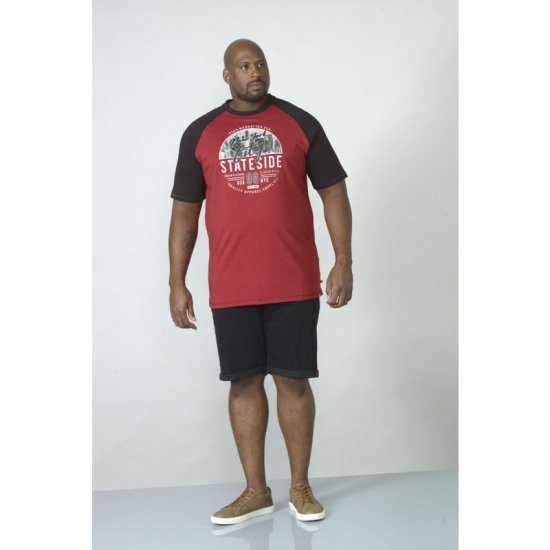 D555 Jarvis T-shirt Red - Camisetas - Camisetas - 2XL-14XL